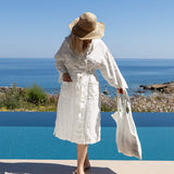 Antique white linen bags designed and made for long, comfortable and sustainable use.