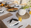 Introducing our antique white linen napkins set, designed to elevate your dining experience with a touch of warmth and charm. Crafted with care, these napkins are the perfect companions for your culinary adventures.