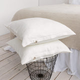 Sometimes just a small detail makes home interior complete, perfect and unique. That little detail could be our antique white linen throw pillow. 