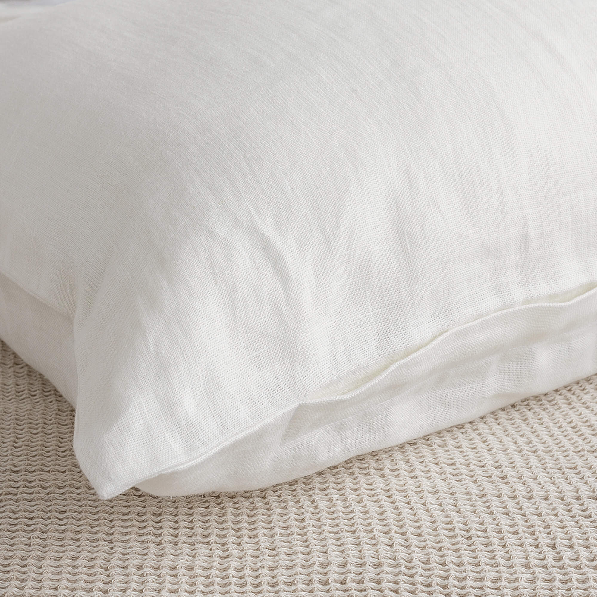 Sometimes just a small detail makes home interior complete, perfect and unique. That little detail could be our antique white linen throw pillow. 