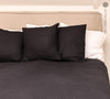 Sometimes it takes just a small detail to make a home interior complete, perfect and unique. And that little detail could be our black linen pillow sham.