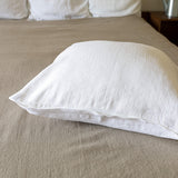 Mix and match the colours of the pillow sham boldly and create a unique atmosphere in your home. The natural linen fabric is hard-wearing and lasts for many years, so this cover will delight you for a long time and add an irreplaceable natural charm to your home.