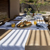 Give your table a touch of distinction and decoration with our bright white linen table runner. Use the table runner on its own or combine it with a linen tablecloth, placemats or napkins.
