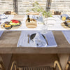 Discover The Linen Valley's optical white linen placemats, which combines everyday luxury with sustainable elegance, where natural linen completely transforms and enhances your table setting.