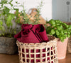 Introducing our burgundy red linen napkins set, designed to elevate your dining experience with a touch of warmth and charm.