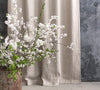 Our tie top rustic linen curtains are designed and made to give your home a unique and timeless charm, and no matter the style of your home, linen can fit into any interior.