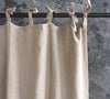 Our tie top rustic linen curtains are designed and made to give your home a unique and timeless charm, and no matter the style of your home, linen can fit into any interior.