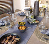 Give your table a touch of distinction and decoration with our charcoal grey linen table runner. Use the table runner on its own or combine it with a linen tablecloth, placemats or napkins.