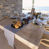 Give your table a touch of distinction and decoration with our charcoal grey linen table runner. Use the table runner on its own or combine it with a linen tablecloth, placemats or napkins.