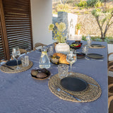 Listen to your wishes and dreams and give your dining area a new character with our charcoal grey linen tablecloth in an easy and stylish way. Our linen tablecloths are made from high quality natural linen and are designed to last you a long time.