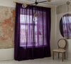 Our deep purple linen curtains are designed and made to give your home a unique and timeless charm, and no matter the style of your home, linen can fit into any interior.