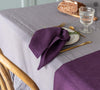 Introducing our deep purple linen napkins set, designed to elevate your dining experience with a touch of warmth and charm. Crafted with care, these napkins are the perfect companions for your culinary adventures.