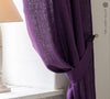 Our deep purple linen curtain tie-back is the perfect solution for keeping your curtains looking neat and stylish. Made from the highest-quality European linen, they offer durability and a luxurious feel.