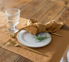 Introducing our dusty mustard linen napkins set, designed to elevate your dining experience with a touch of warmth and charm.