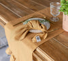 Introducing our dusty mustard linen napkins set, designed to elevate your dining experience with a touch of warmth and charm. Crafted with care, these napkins are the perfect companions for your culinary adventures.