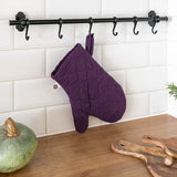 The linen oven mitt come in a variety of pastel and rich colours, which are a perfect match for our other home textiles.