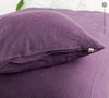 Sometimes it takes just a small detail to make a home interior complete, perfect and unique. And that little detail could be our deep purple linen pillow sham with zipper.