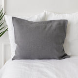 Experience this with our charcoal grey linen pillowcase and you'll be amazed not only by the comfort but also by the exquisite attention to detail and quality.