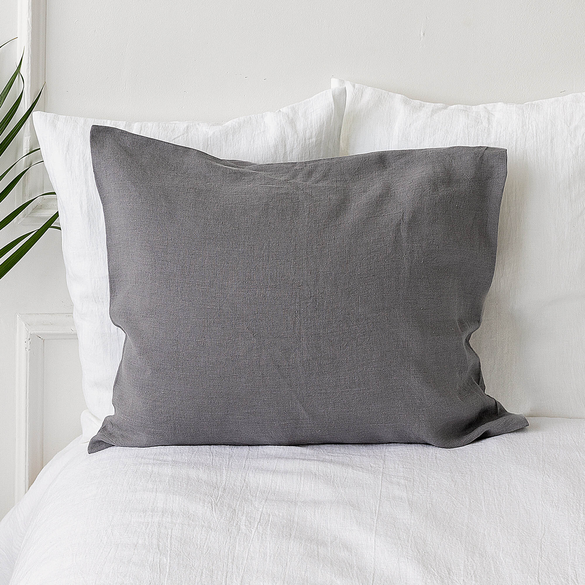 Experience this with our charcoal grey linen pillowcase and you'll be amazed not only by the comfort but also by the exquisite attention to detail and quality.