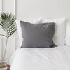 Experience this with our charcoal grey linen pillowcase and you'll be amazed not only by the comfort but also by the exquisite attention to detail and quality.