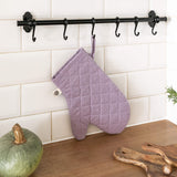 The linen oven mitt come in a variety of pastel and rich colours, which are a perfect match for our other home textiles.