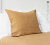 Sometimes it takes just a small detail to make a home interior complete, perfect and unique. And that little detail could be our dusty mustard linen pillow sham with zipper.