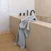 Unbleached natural linen has excellent breathability and good antimicrobial properties, so towels dry faster and are free from mould, germs or unpleasant odours.