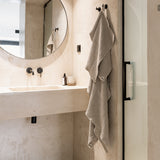 Unbleached Natural Linen Bath Body Towel
