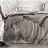 Our unbleached linen duvet cover with ruffles has an unmistakable classic French rustic style and a timeless design that never gets old and is always relevant. This cover allows you to enjoy all the best qualities of natural linen: excellent air permeability and thermoregulatory properties.