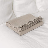 Our natural unbleached linen flat sheet crafted to elevate your sleep experience, these sheets are exquisitely soft and breathable, promising a touch of elegance to every modern bedroom.