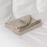 Our natural unbleached linen flat sheet crafted to elevate your sleep experience, these sheets are exquisitely soft and breathable, promising a touch of elegance to every modern bedroom.