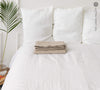 Soft and breathable linen bed sheet is made from highest quality linen. Flat sheets can be used as top sheets.