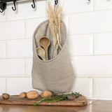 From spices to tools and much more, the linen bags are the perfect place to put your spices, utensils and more.
The linen kitchen bags are made using leftover linen textiles from our other linen products.