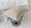 Our natural unbleached linen pillows will add a touch of elegance and style to your bedroom.