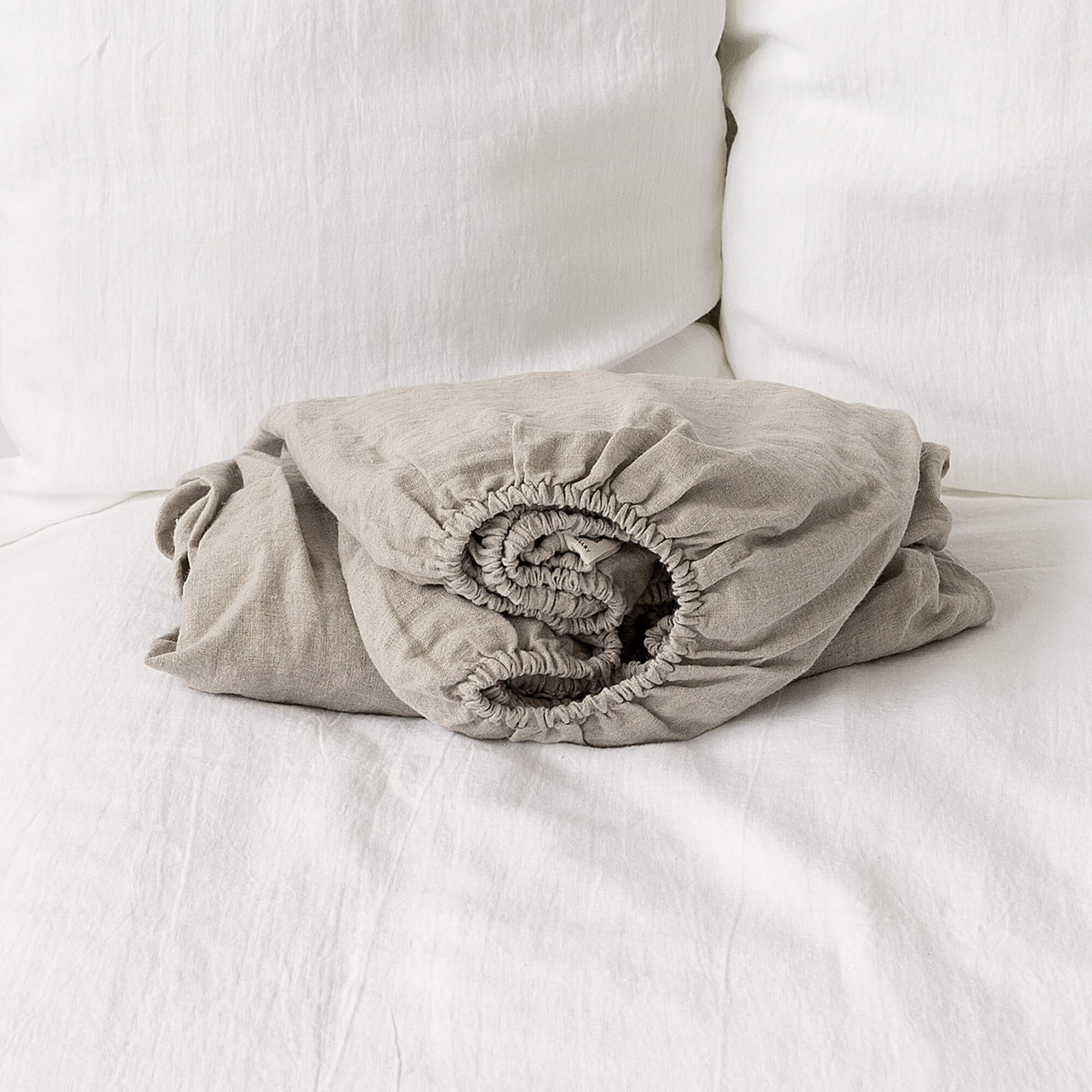 The natural unbleached linen colour of this linen fitted sheet adds a touch of warmth and elegance to any bedroom decor.
Crafted from gentle and breathable linen fabric, this sheet offers unparalleled comfort and style.