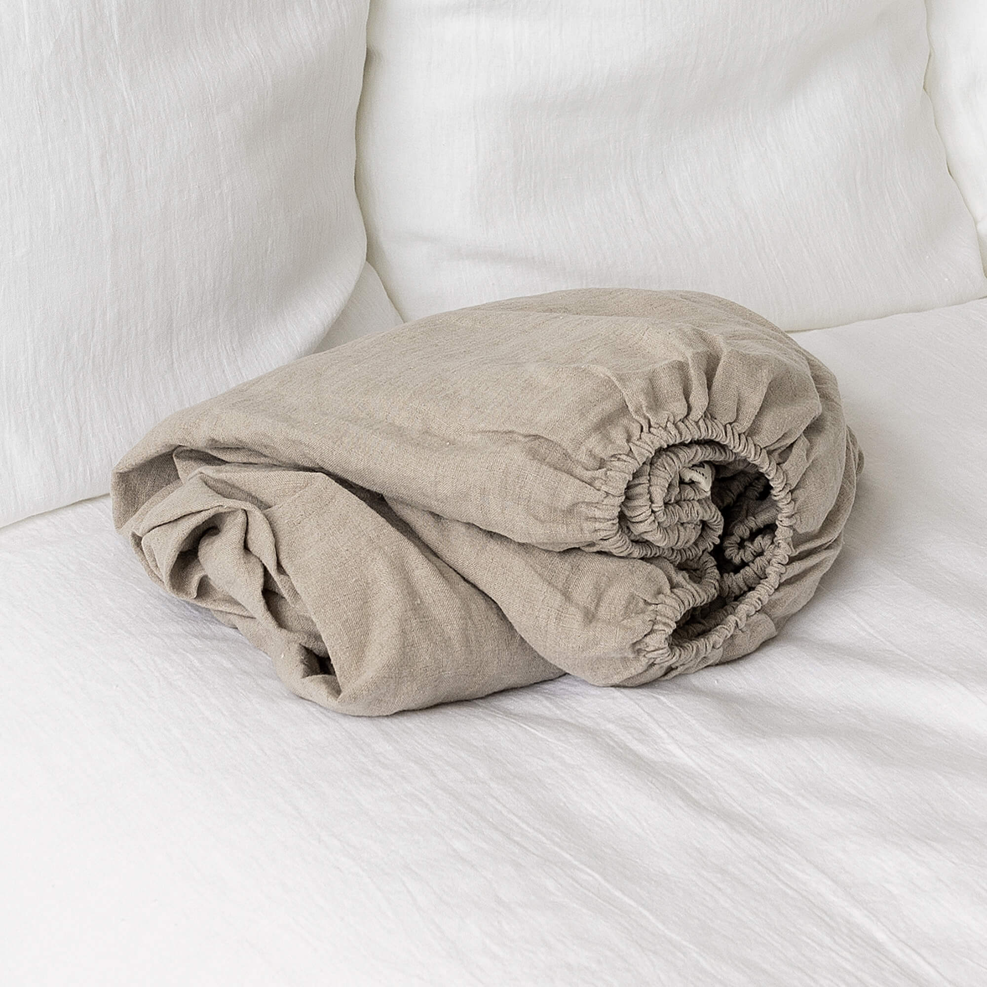 The natural unbleached linen colour of this linen fitted sheet adds a touch of warmth and elegance to any bedroom decor.
Crafted from gentle and breathable linen fabric, this sheet offers unparalleled comfort and style.