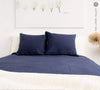 Sometimes it takes just a small detail to make a home interior complete, perfect and unique. And that little detail could be our navy blue linen pillow sham.
