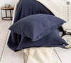 Sometimes it takes just a small detail to make a home interior complete, perfect and unique. And that little detail could be our navy blue linen pillow sham with zipper.