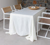 Listen to your wishes and dreams and give your dining area a new character with our off white linen tablecloth in an easy and stylish way. Our linen tablecloths are made from high quality natural linen and are designed to last you a long time and to suit a variety of interior styles.
