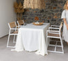 Listen to your wishes and dreams and give your dining area a new character with our off white linen tablecloth in an easy and stylish way. Our linen tablecloths are made from high quality natural linen and are designed to last you a long time and to suit a variety of interior styles.