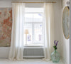 Our off white linen curtains are designed and made to give your home a unique and timeless charm. Linen curtains in neutral palette would compliment interiors from minimalistic, industrial type or Scandinavian to bohemian or classic style.