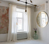 Our off white linen curtains are designed and made to give your home a unique and timeless charm. Linen curtains in neutral palette would compliment interiors from minimalistic, industrial type or Scandinavian to bohemian or classic style.