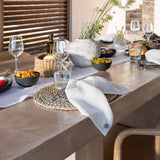 Introducing our off white linen napkins set, designed to elevate your dining experience with a touch of warmth and charm.
