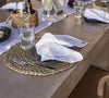 Introducing our optical white linen napkins set, designed to elevate your dining experience with a touch of warmth and charm.