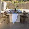 Give your table a touch of distinction and decoration with our optical white linen table runner. Use the table runner on its own or combine it with a linen tablecloth, placemats or napkins.