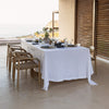 Listen to your wishes and dreams and give your dining area a new character with our optical white linen tablecloth in an easy and stylish way. Our linen tablecloths are made from high quality natural linen and are designed to last you a long time.