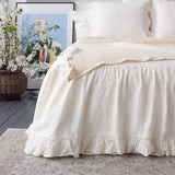 Introducing our charcoal grey linen bed valance, the perfect addition to complete your bedding look.
Whether you're looking to enhance the aesthetics of your bedroom or simply add a functional element to your bedding, our charcoal grey bed valance is a perfect choice.