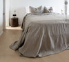 Rustic unbleached linen bedspread has been carefully designed to suit a wide range of interior styles and blend perfectly in both classic and contemporary home spaces.Our linen bedspreads are extremely versatile and complementing different interiors.