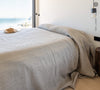 Rustic unbleached linen bedspread has been carefully designed to suit a wide range of interior styles and blend perfectly in both classic and contemporary home spaces.Our linen bedspreads are extremely versatile and complementing different interiors.