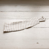 Our striped linen curtain tie-back is the perfect solution for keeping your curtains looking neat and stylish. Made from the highest-quality European linen, they offer durability and a luxurious feel.